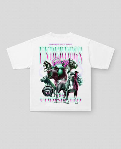 UnderDogs Baskılı Oversize Tişört