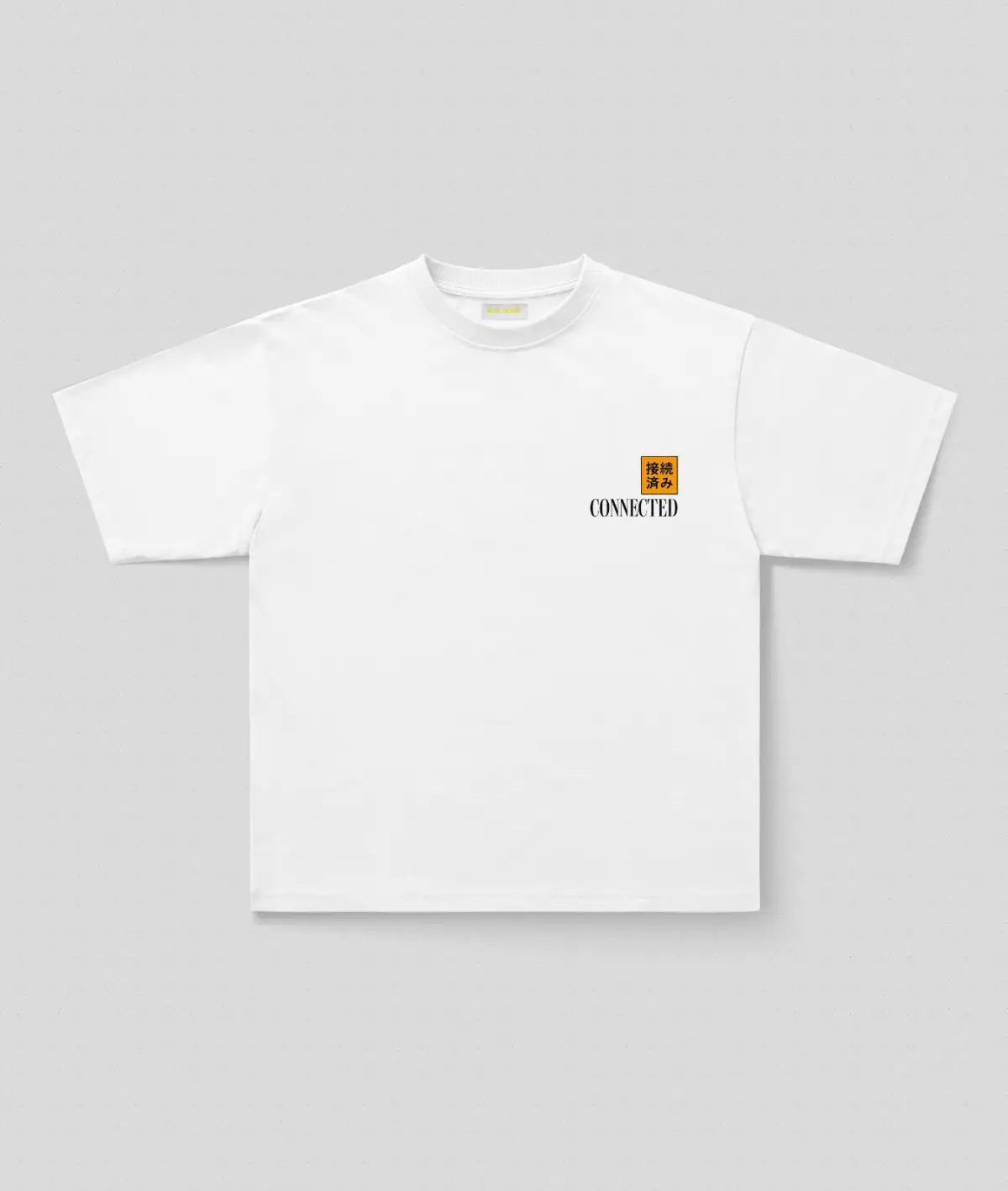 Connected Baskılı Oversize Tişört