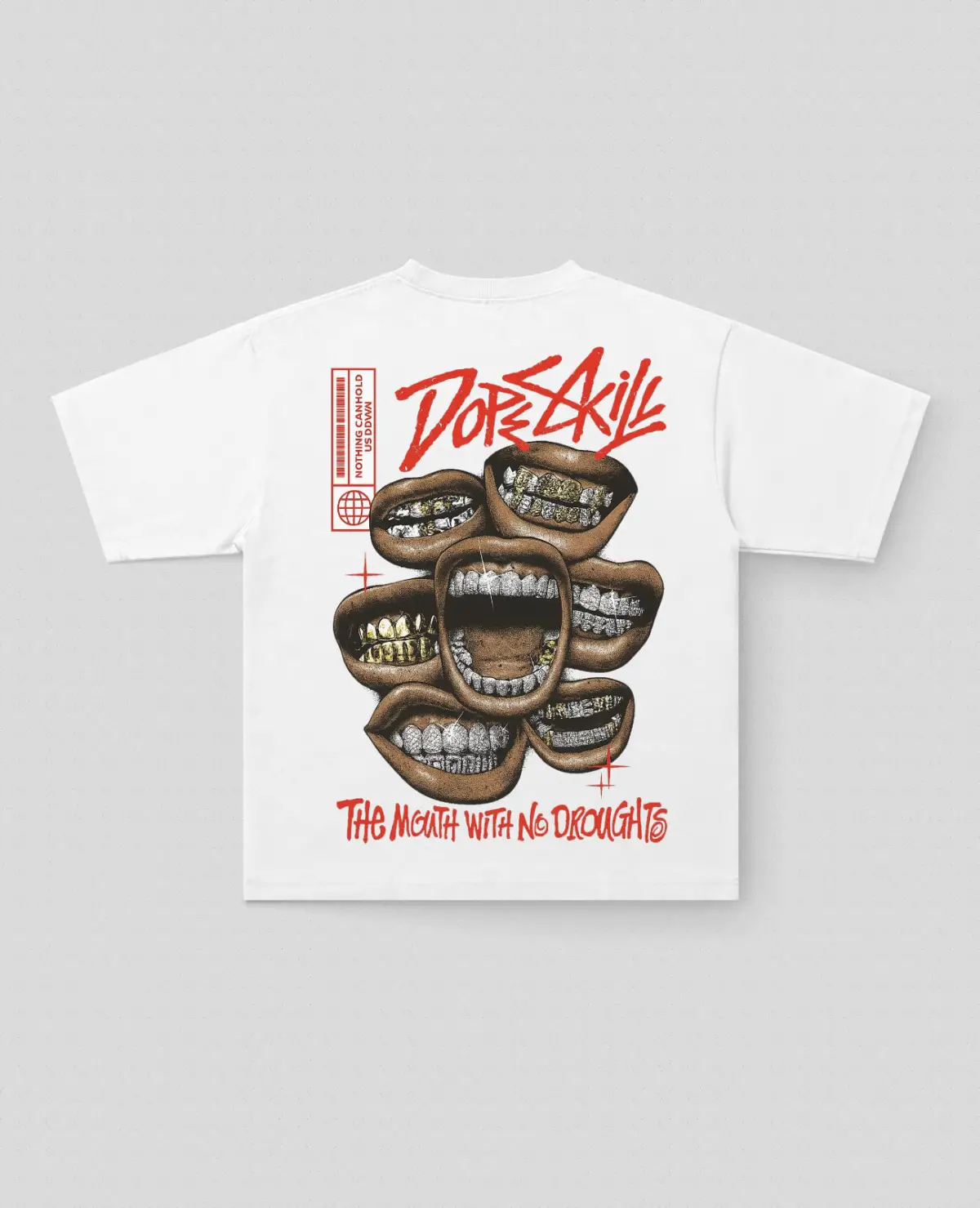 DopeSkill  Baskılı Oversize Tişört