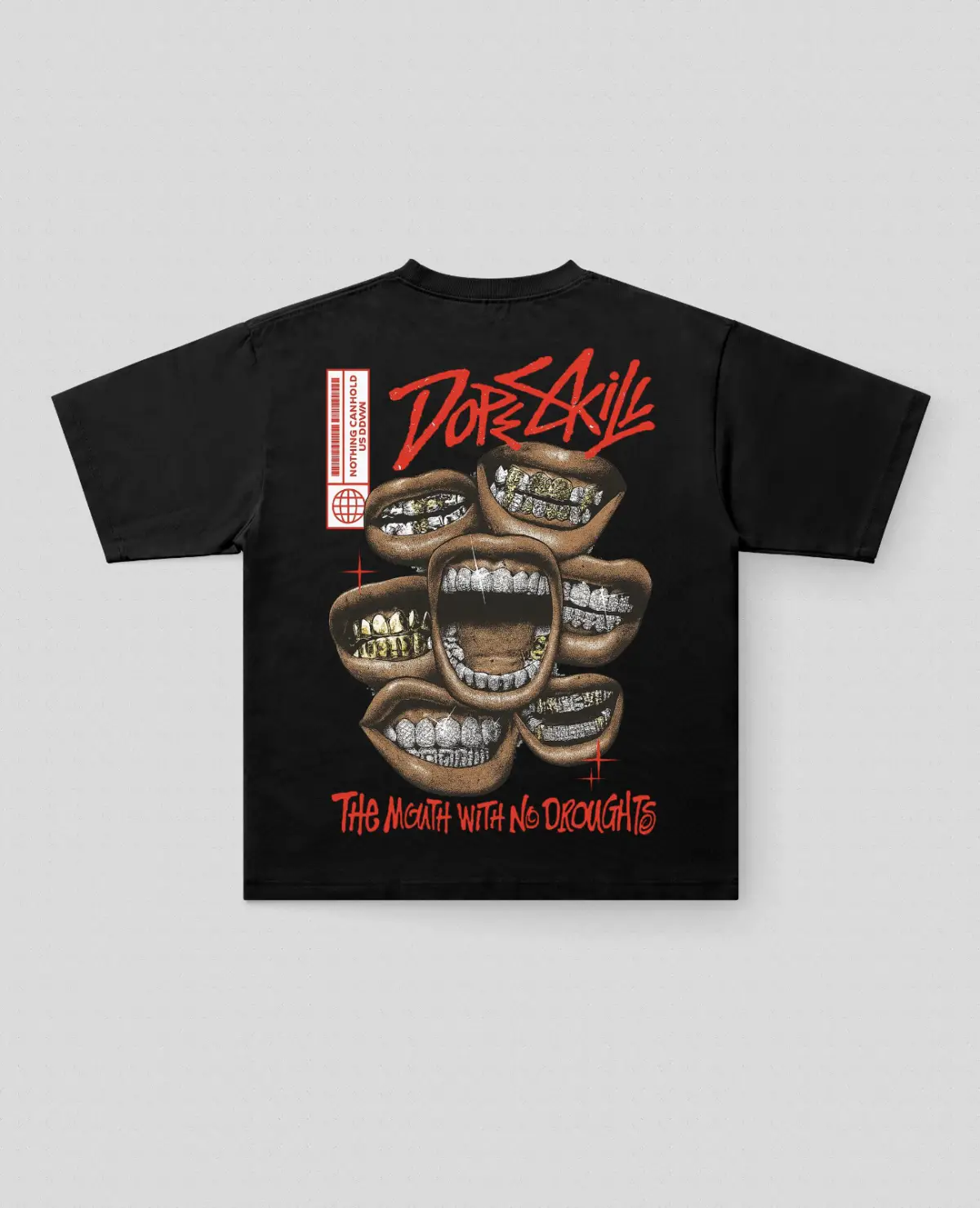 DopeSkill  Baskılı Oversize Tişört