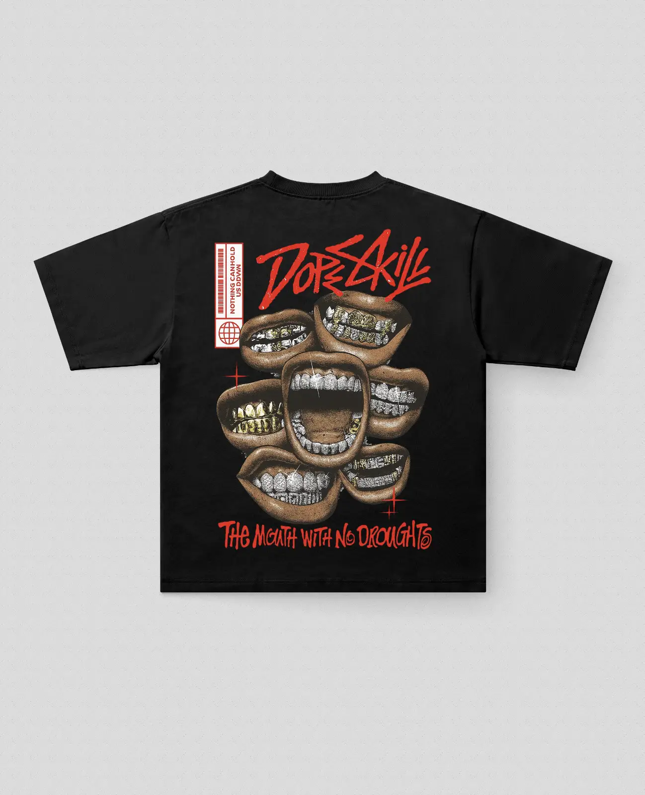 DopeSkill  Baskılı Oversize Tişört