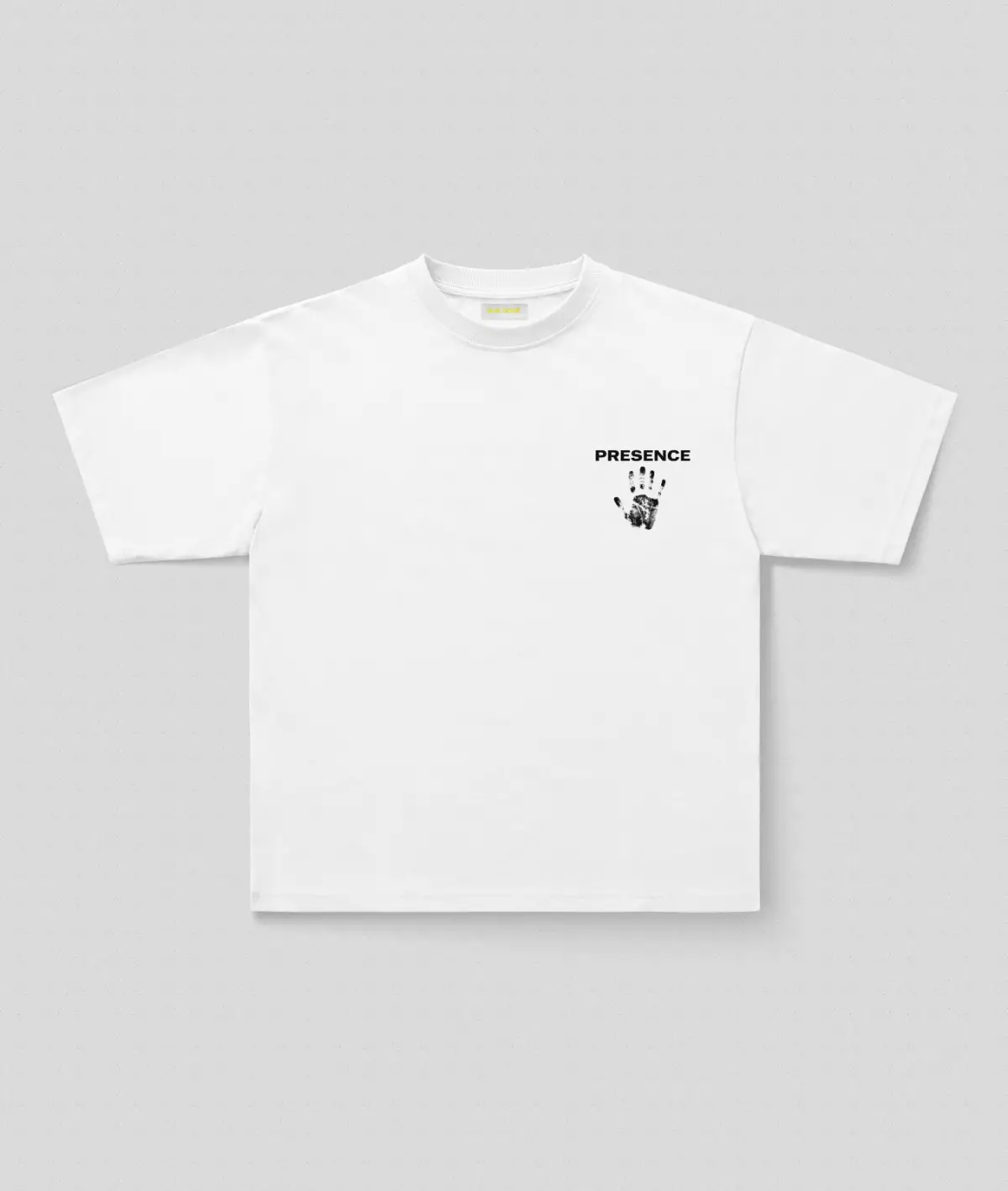 Presence Baskılı Oversize Tişört