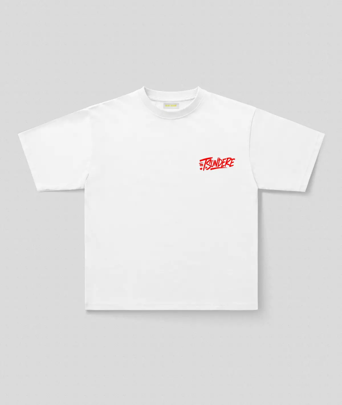 Tsundere Baskılı Oversize Tişört