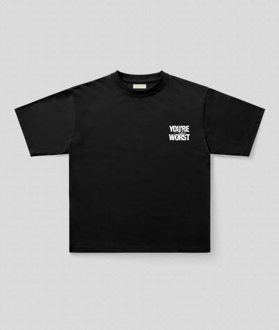 YouAreWorst Baskılı Oversize Tişört