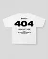 404Found Baskılı Oversize Tişört