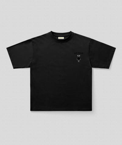 HellHound Baskılı Oversize Tişört
