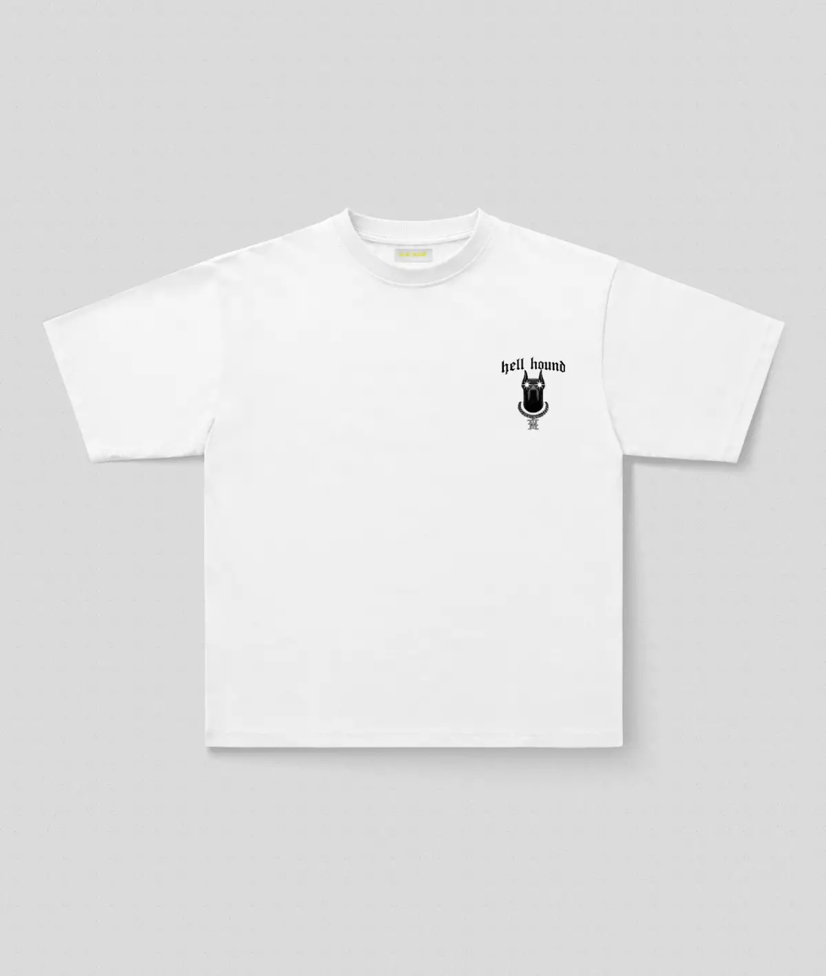 HellHound Baskılı Oversize Tişört