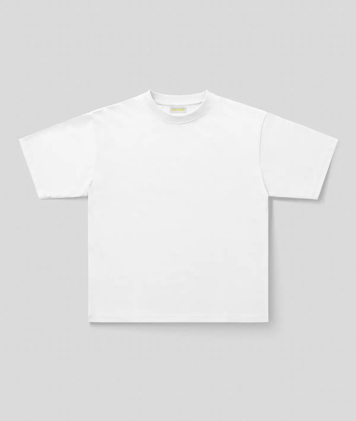 Baskısız Beyaz Oversize Tişört